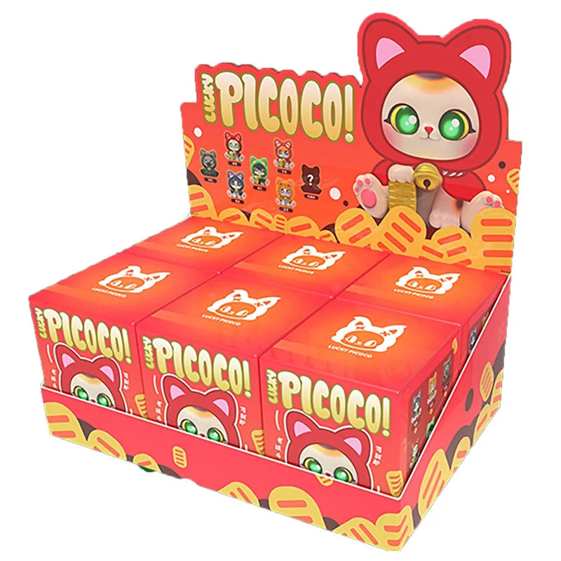 PICOCO Lucky Cloak Cat Series Plush Blind Box Keychain