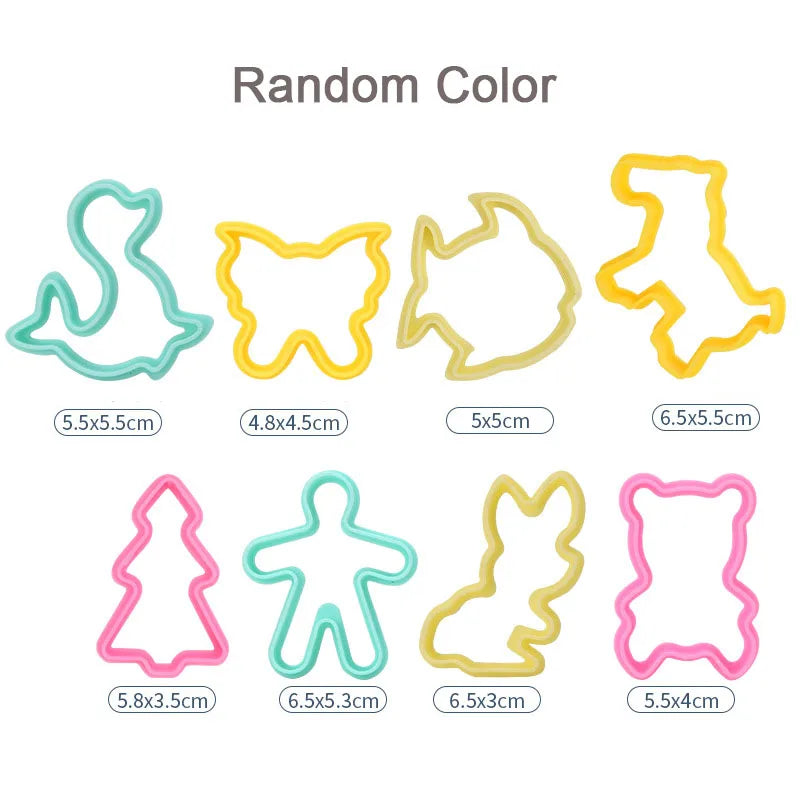 Animal Playdough Tools Kit for Kids with Cutters and Molds