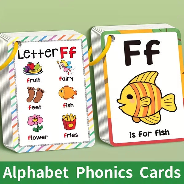 Alphabet Phonics Flash Cards for Toddlers