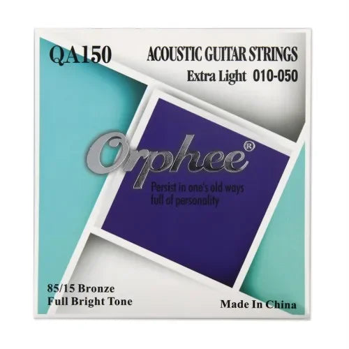 Packaging for Orphée Acoustic Guitar Strings 85/15 Bronze Extra Light