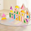 Rainbow Wooden & Acrylic Building Blocks for Creative Play