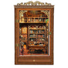 DIY Book Nook Shelf Insert Kit - Time Book House with Lights