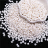 Festive Snowflake Polymer Clay Sprinkles for Crafts and Slime