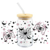 Halloween Bat Design Waterproof Cup Wrap Stickers