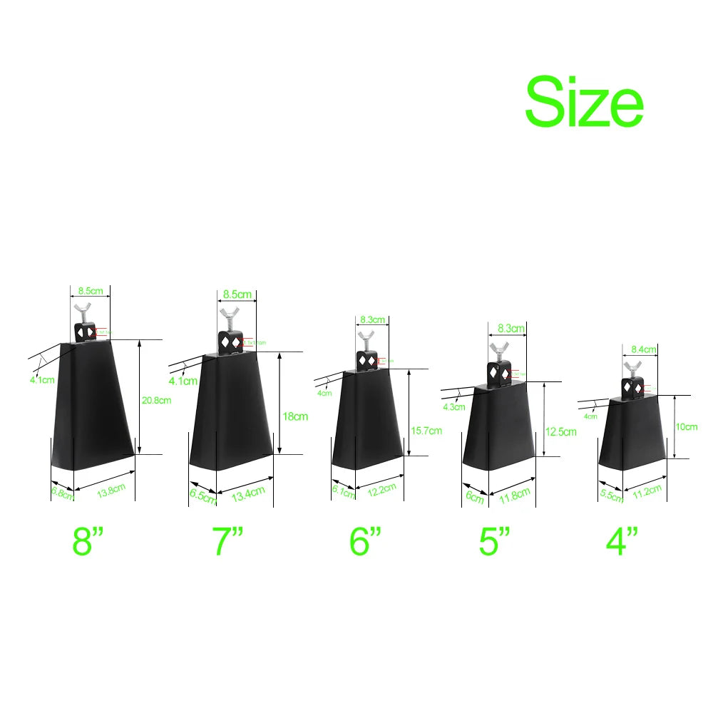 Professional Steel Cowbell for Percussionists