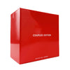 A red box for the Couples Edition of the We're Not Really Strangers conversation card game.