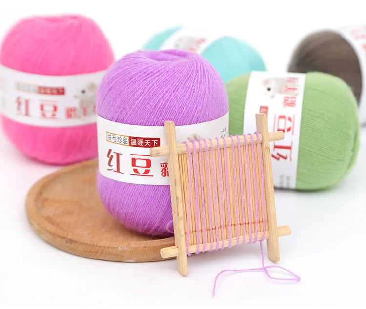 Cashmere Blend Fine Yarn for Knitting & Crochet