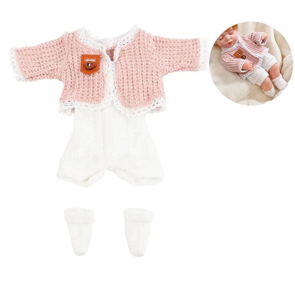 Adorable Jumpsuit Outfit for 12-Inch Reborn Dolls