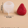 Strawberry Shaped Silicone Candle Mold for DIY Crafts