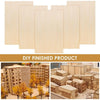 Natural Birch Basswood Sheets for DIY Crafts and Painting