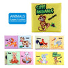 Soft Cloth Baby Books Set for Early Learning – Fruits, Animals, Numbers & More