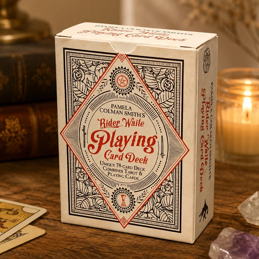 Rider-Waite Tarot Poker Deck – 78 Illustrated Cards for Games and Divination