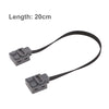 A black cord with two connectors is shown next to a measurement indicating a length of 20cm.