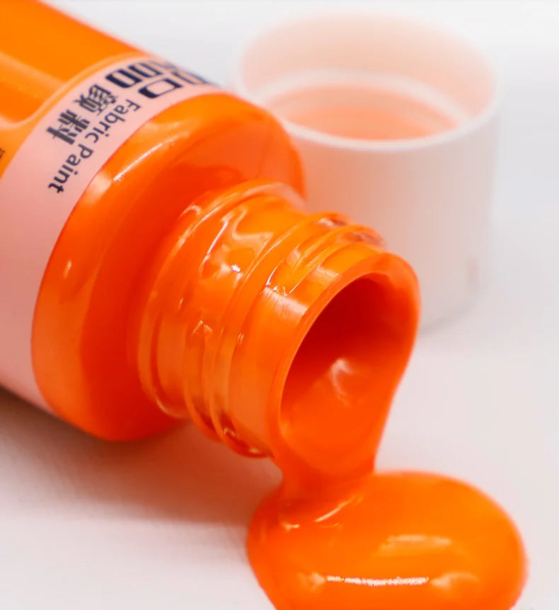 Permanent Fabric Paint for Clothes, T-Shirts & Canvas