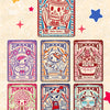 A collection of Tokidoki cards featuring various characters and themes from the Unicorn Adventure Journey Series.