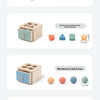 Wooden Color Shape Sorter with Drawer Box – Montessori Learning Toy
