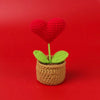 Handmade Crochet Sunflower in Pot