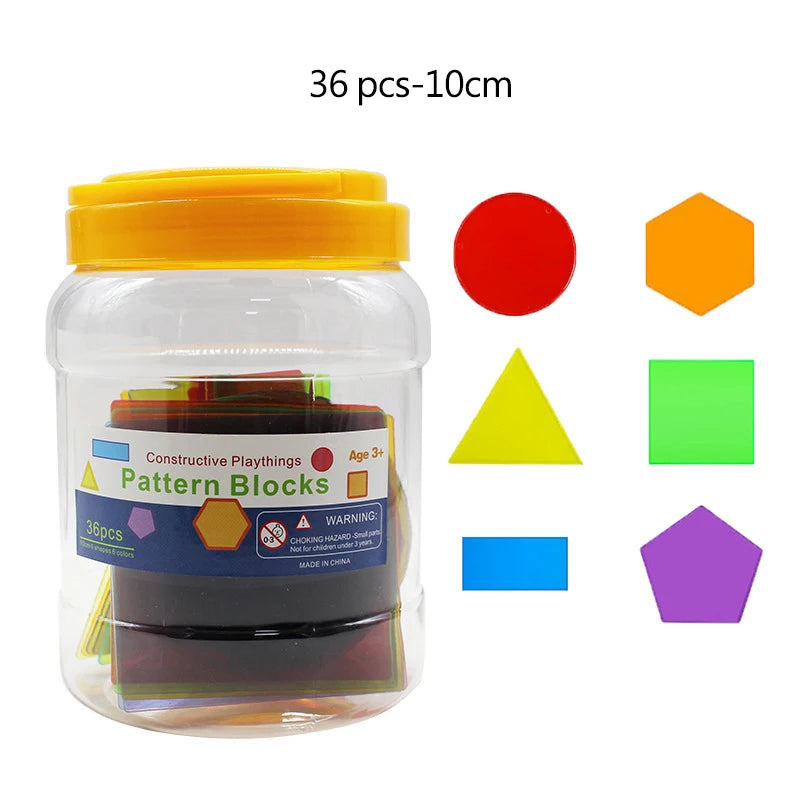 Montessori Light Table Sorting Blocks for Sensory Learning