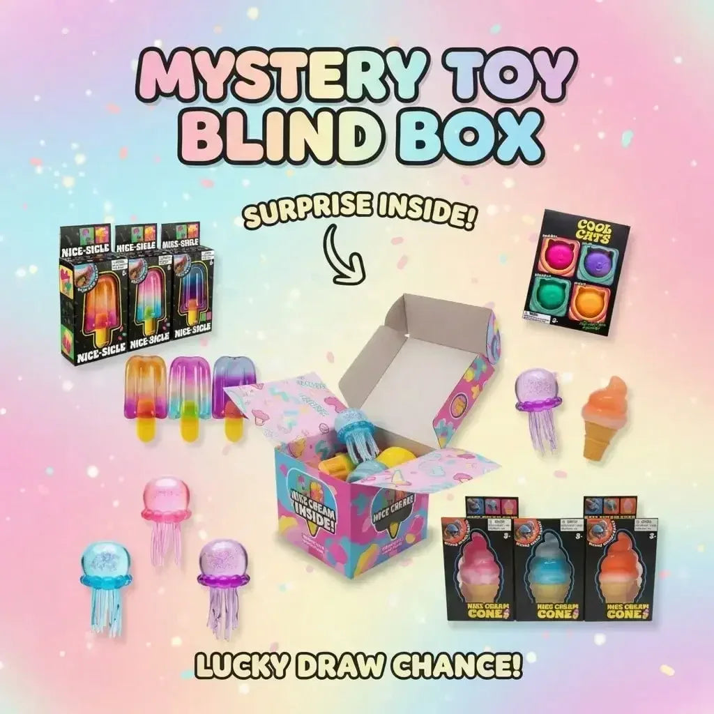 Mystery Squishy Surprise Box – Novelty Stress Relief Toy