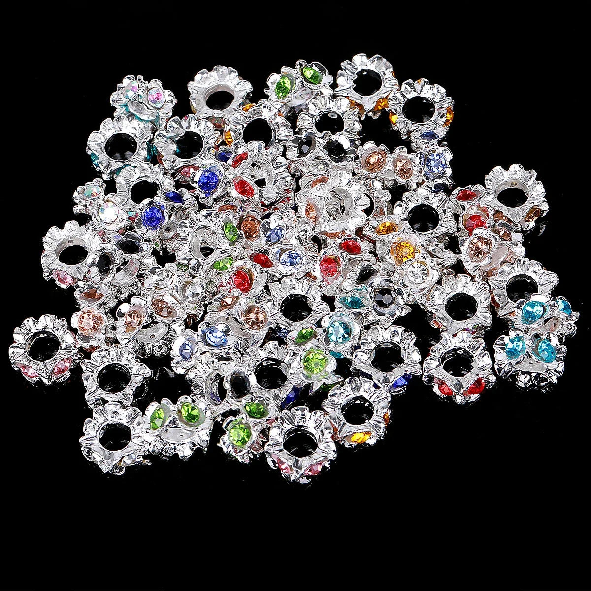 Decorative Flower Spacer Beads for Jewelry Making