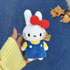 Miffy Rabbit Plush Keychain Charm