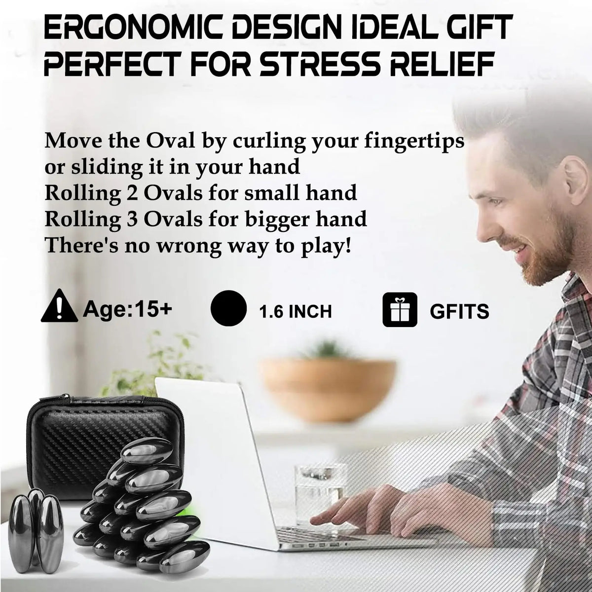 Magnetic Fidget Balls for Stress Relief & Focus