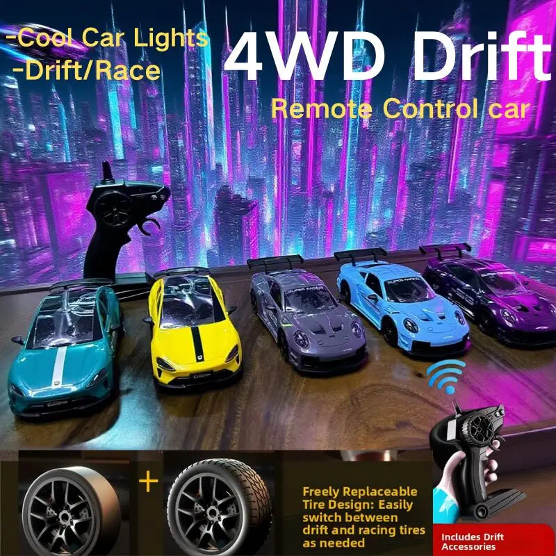 1:24 Scale RC Drift Car – High-Speed Remote Control Sports Car