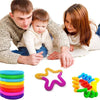 Colorful Telescopic Pop Tubes Sensory Toy Set (8 Pieces)