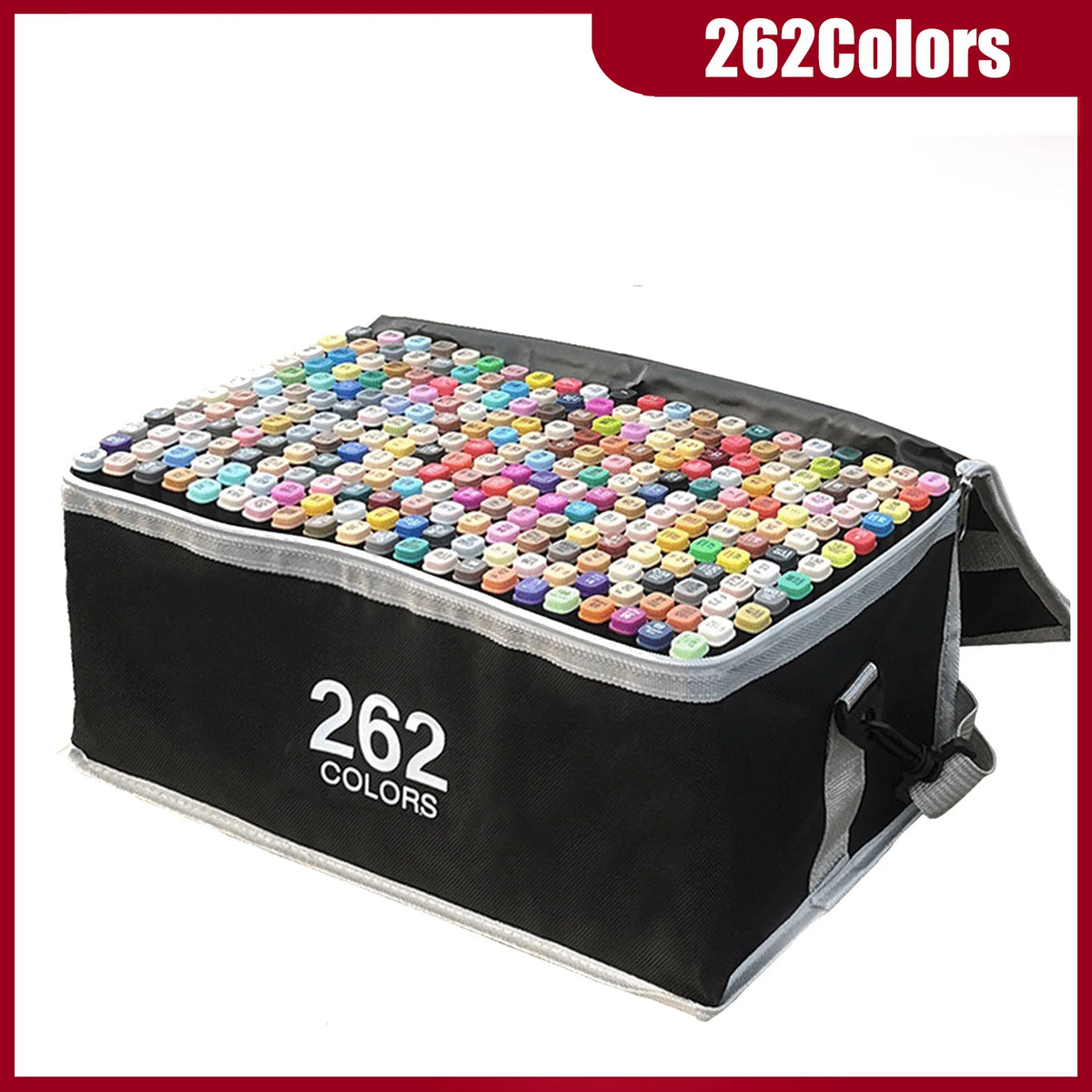 Dual-Tip Alcohol Art Markers – 24 to 262 Color Sets for Illustration & DIY