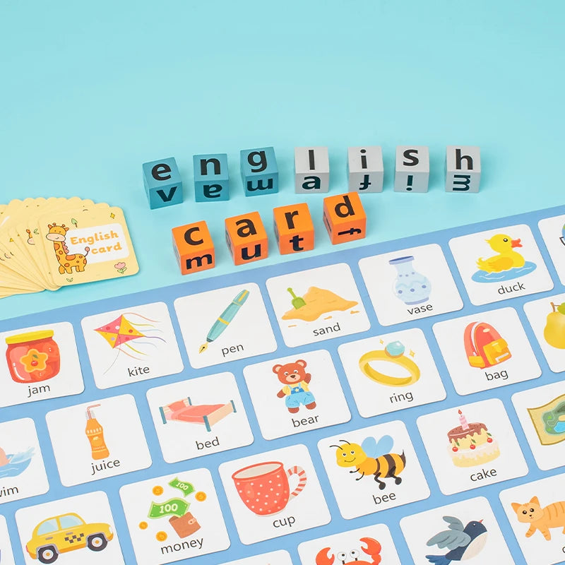 Wooden Spelling Word Game for Early Learning