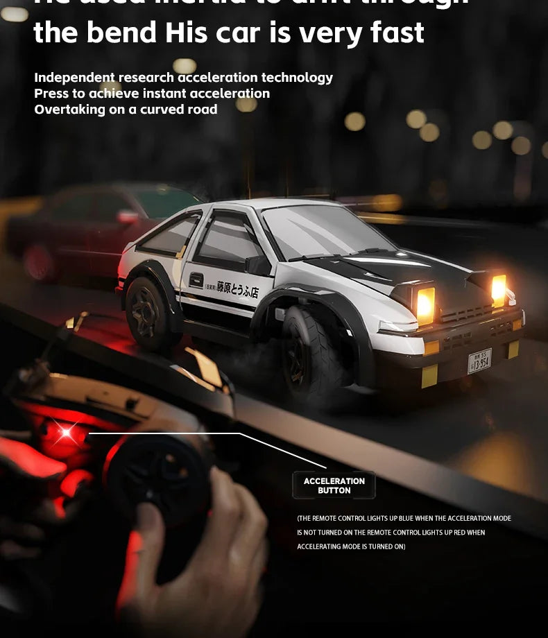 Mini 1/64 Scale RC Drift Car – 2.4G 4WD Off-Road Racing Toy