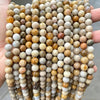 Genuine Tiger Eye Stone Beads for Jewelry Making – Round 8mm, 15" Strand