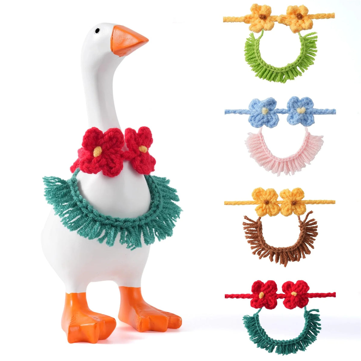 Mini Goose Summer Outfit Set with Hat, Dress, and Bag