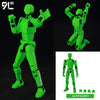 Anime-Style Articulated Dummy Figure with Display Stand