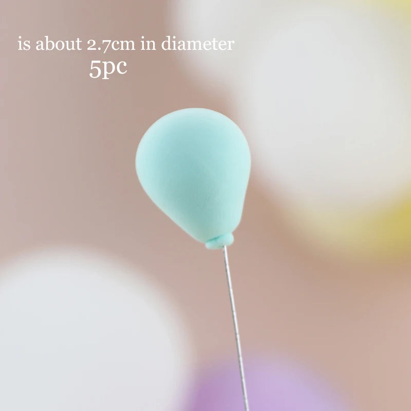 Colorful Plastic Cake Toppers for Birthday Parties & Desserts