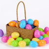 100-Pack Fillable Plastic Easter Eggs for Hunts & DIY Crafts