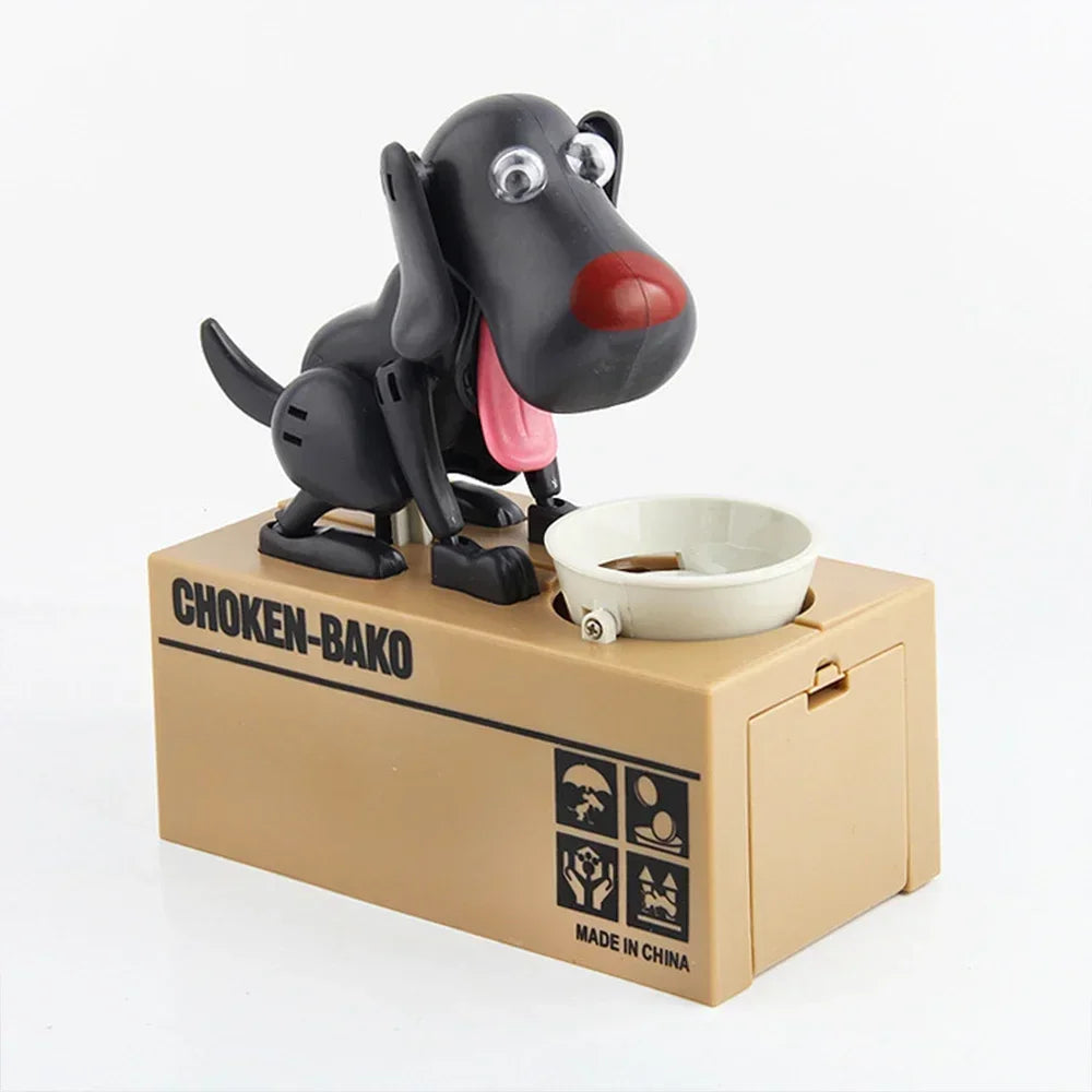 Interactive Robot Dog Piggy Bank for Kids
