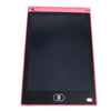 A pink 8.5-inch LCD writing tablet for kids with a black screen and a power button.