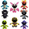 A collection of various Nightmare Critters plush toys featuring different colors and designs.
