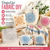 Reusable mandala art stencils in various colors and patterns used for fabric DIY projects
