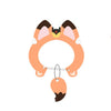 Calico Critters Heart Charm Keychain