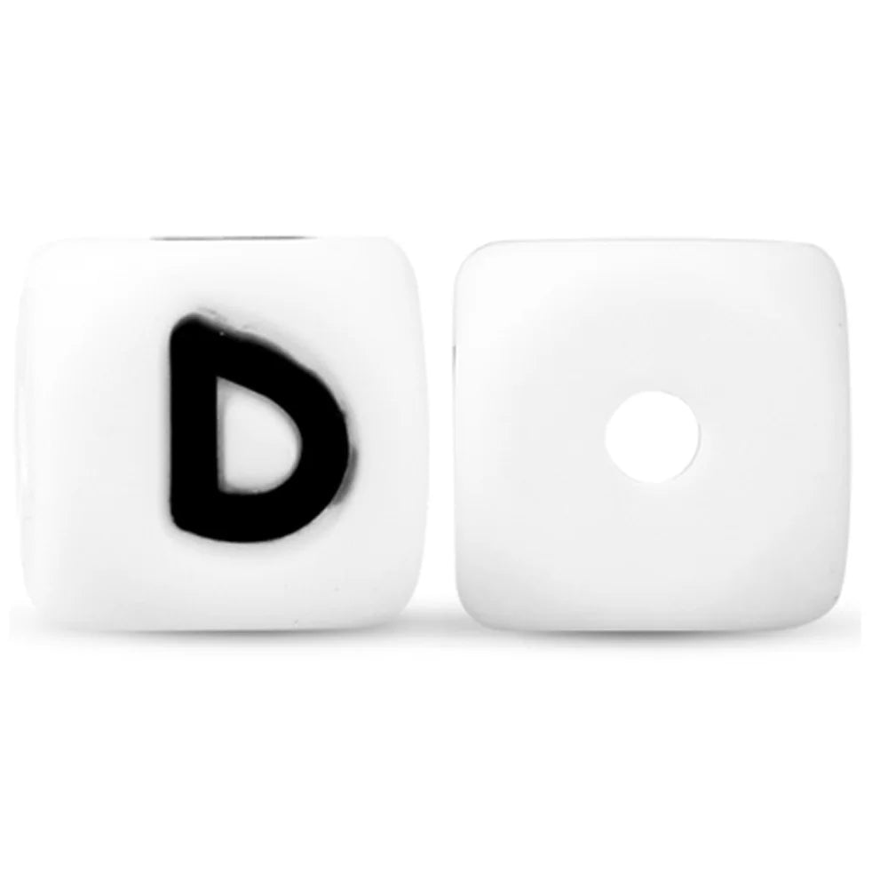 Silicone Letter Beads for DIY Bracelets and Jewelry Making