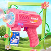 Dinosaur Bubble Gun with LED Lights – Automatic Bubble Blower for Kids