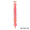 A pink diamond painting pen with an interchangeable resin tip, shown vertically.