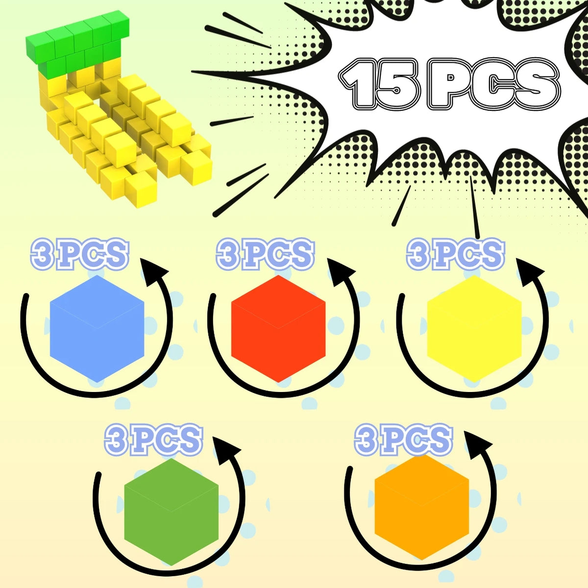 Magnetic Building Blocks Set for Kids – STEM Learning Toy
