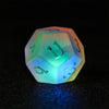 Premium 7-Piece Frosted Gemstone Polyhedral Dice Set for Tabletop RPGs