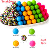 15mm Printed Silicone Beads Value Pack – 20 Pieces for DIY Jewelry & Crafts