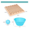 Wooden Clip Beads Color Sorting & Fine Motor Skills Toy