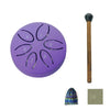 Mini Steel Tongue Drum with Mallet – 6 Notes, Portable Hand Pan for Meditation & Yoga