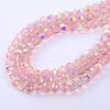 8mm Glass Watermelon Loose Beads for Jewelry Making (50-Pack)